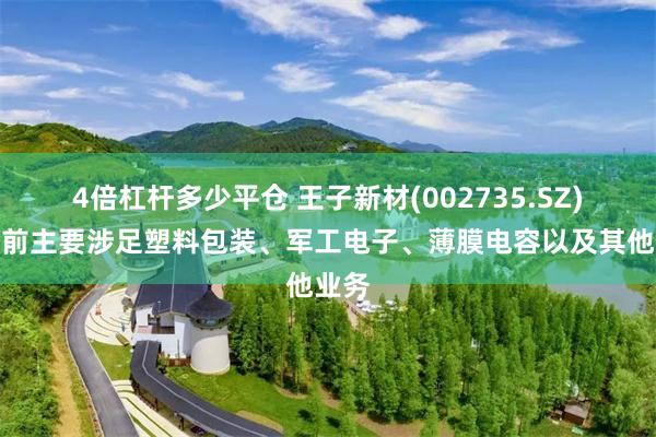 4倍杠杆多少平仓 王子新材(002735.SZ)：目前主要涉足塑料包装、军工电子、薄膜电容以及其他业务