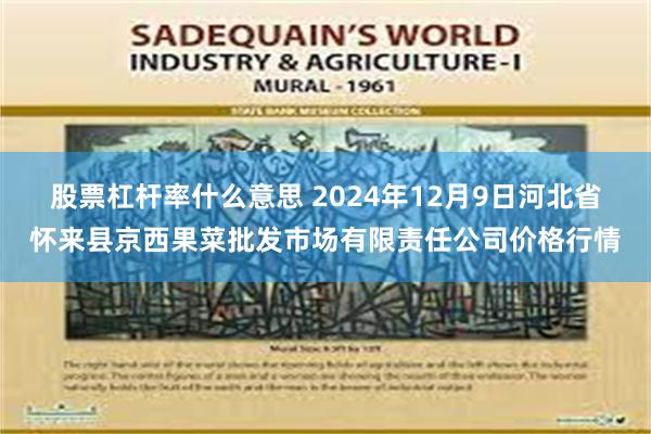 股票杠杆率什么意思 2024年12月9日河北省怀来县京西果菜批发市场有限责任公司价格行情